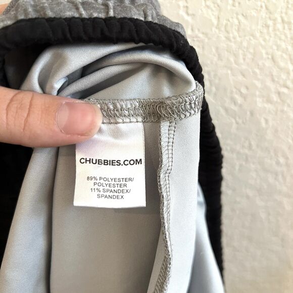 Chubbies Heathered Grey Soft Stretchy Drawstring Athletic Shorts 5.5 Inseam Sz L - Picture 8 of 9